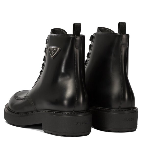 Prada Brushed Leather Ankle Boots UK 7 Men - Picture 4 of 5